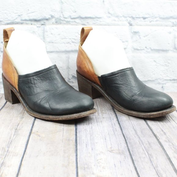 GeeWawa Slip On Western Heeled Clogs Mules Size 8 - Picture 4 of 10